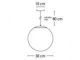 InLight Μονόφωτο Φωτιστικό Λευκό Ø30 (4253C)